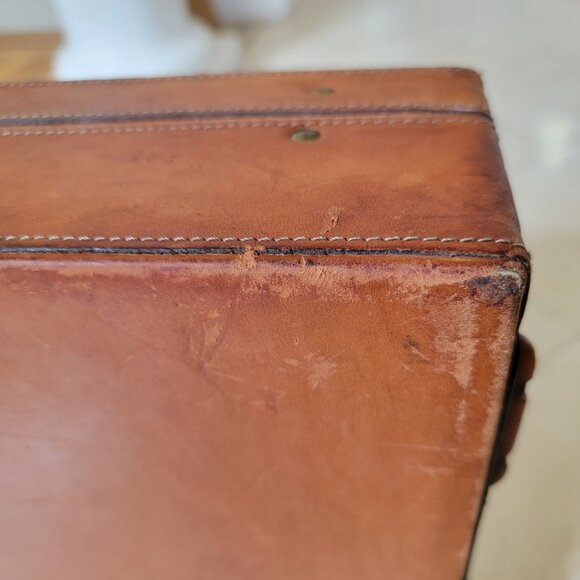 HARTMANN Leather Briefcase Attaché Vintage Authentic - Picture 8 of 16